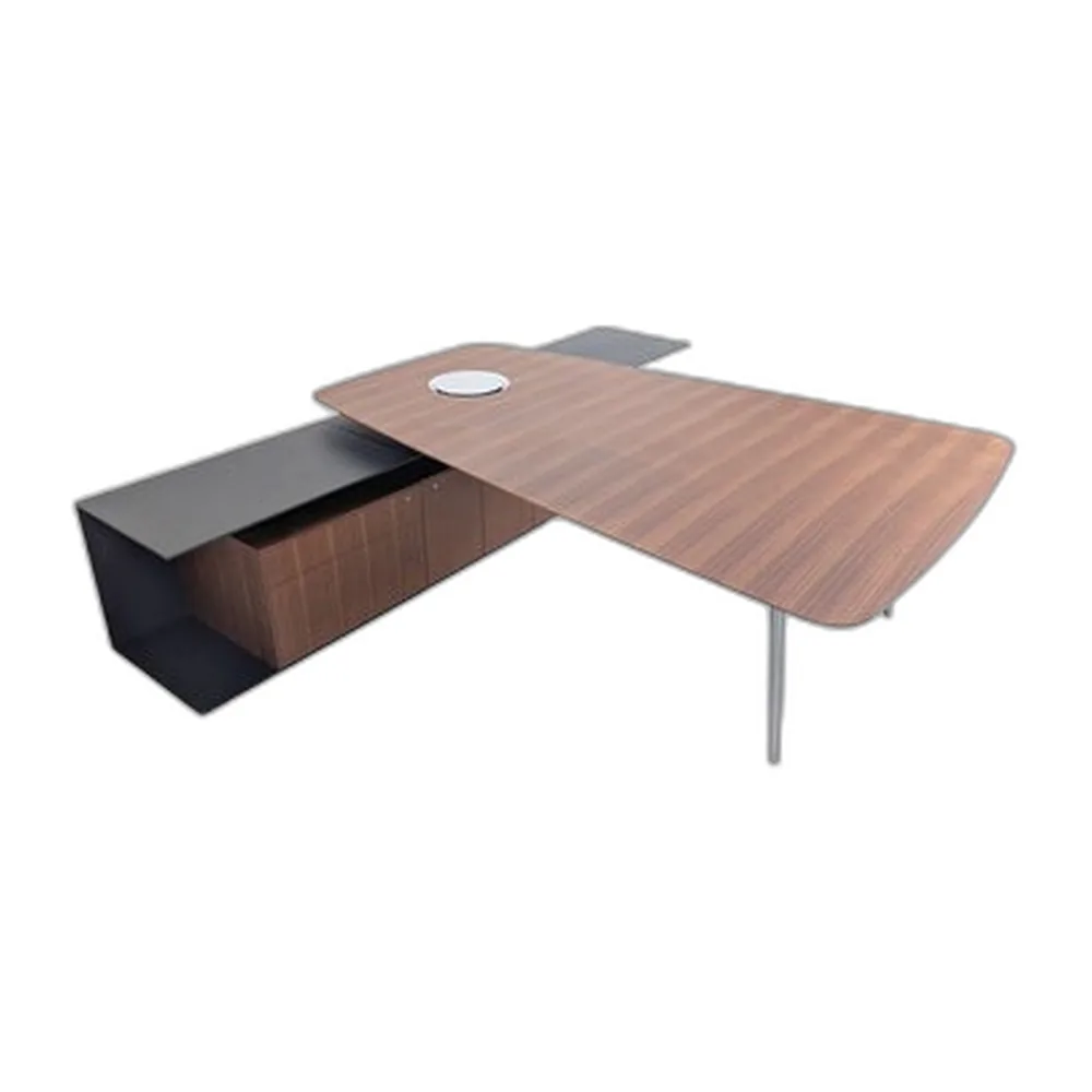 Walnuss Schreibtisch von Eoos für Walter Knoll