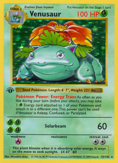 Venusaur Base Set #15
