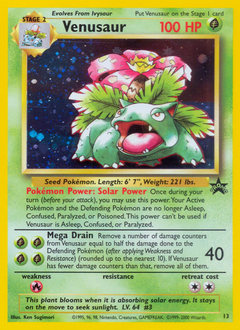 Venusaur Wizards Black Star Promos #13