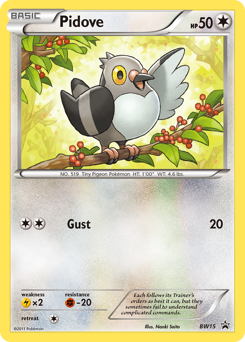 Pidove BW Black Star Promos #BW15