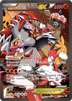 Team Magma's Groudon-EX Double Crisis #15