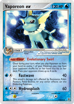 Vaporeon ex Delta Species #110