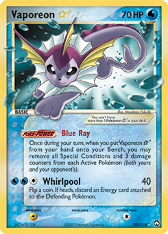 Vaporeon ★ Power Keepers #102