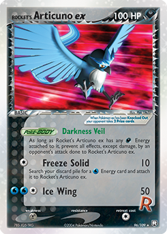 Rocket's Articuno ex Team Rocket Returns #96