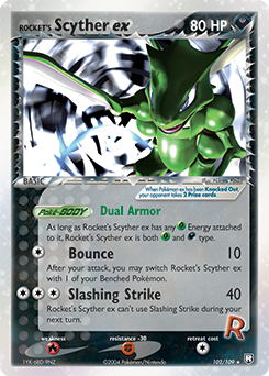 Rocket's Scyther ex Team Rocket Returns #102