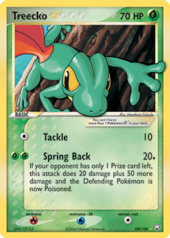 Treecko ★ Team Rocket Returns #109