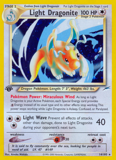 Light Dragonite Neo Destiny #14