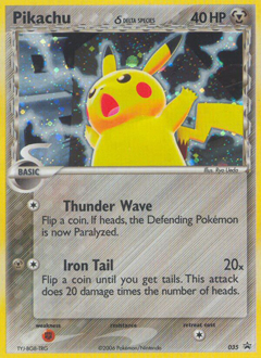 Pikachu δ Nintendo Black Star Promos #35