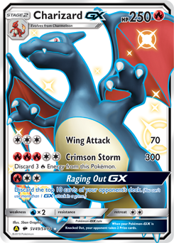Charizard-GX Hidden Fates Shiny Vault #SV49