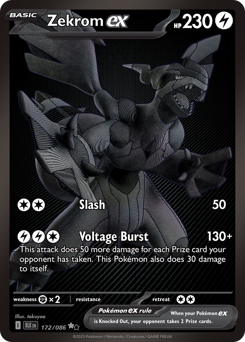 Zekrom ex Black Bolt #172